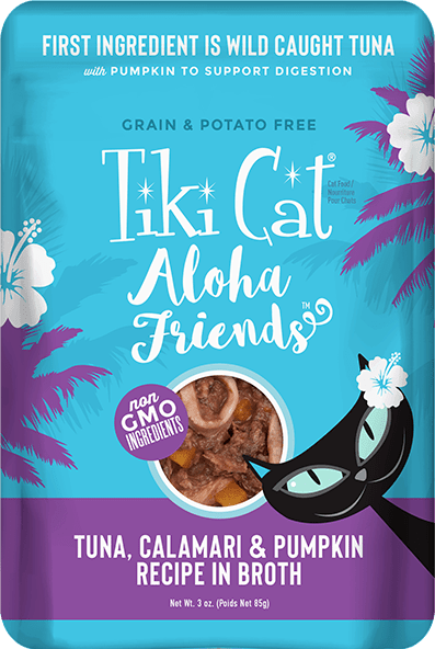 Tiki Cat Aloha Friends Tuna, Calamari & Pumpkin